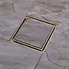 1 Pc Bathroom Hardware Bath Accessory Contemporary Drainage Floor Drain Gold Brass