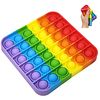 1 pc Push Pop Bubble Fidget Toy Autism Needs Squishy Stress Reliever Toys Adult Child Funny Anti stress Pop It Reliver Stress Sensory Toy miniinthebox