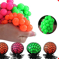 1 pc Rainbow Stress Ball Fidget Toy with Colorful Beads Inside Stress Balls for Stress Relief Ball for Adults miniinthebox
