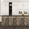 1 Pc Rock Pattern PVC Simulation Self-adhesive Wallpaper Wall Sticker Bar Sticker 40300 cm miniinthebox