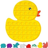1 pcs Push Bubble Fidget Toys Adult Stress Relief Sensory Toy Antistress Fidgets Duck Board Soft Squishy Bubble Anti-Stress Game miniinthebox