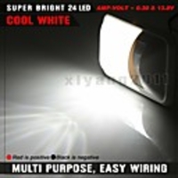 1 Pcs 3.5W 12V 24 LED Cool White Dimmable Ceiling Single Dome Light 12V Motorhome Van RV