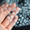 1 pcs 3D Nail Stickers Water Transfer Sticker Christmas Snowflake Sticker White Small Snowflake Transfer Sticker 4120cm