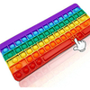 1 pcs Big Size Pop Keyboard Push Bubble Popper Fidget Toy Bubble Sensory Popper Fidget Relief Toy Pack for ADHD Kids Adults miniinthebox