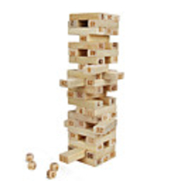 1 pcs Building Blocks Stacking Game Stacking Tumbling Tower Jenga Professional Balance Kid