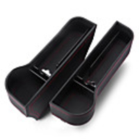 1 PCs Carbon Fiber Grain Car Seat Slot Storage Box Plastic Car Storage Box Car Slot Storage Box