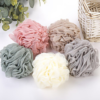 1 pcs Easy to clean Cleaning Bath Ball PE Bathroom Almond Pink Gray Green Beige miniinthebox