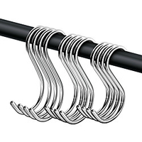 1 pcs Easy to clean Kitchen Tools Accessories Hanger Metalic Stainless Steel kitchendining Silver miniinthebox