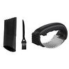1 pcs Easy to Use Kitchen Tools Accessories Metalic Stainless Steel kitchendining Black miniinthebox