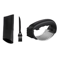 1 pcs Easy to Use Kitchen Tools Accessories Metalic Stainless Steel kitchendining Black miniinthebox