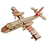 1 pcs Fighter Aircraft 3D Puzzle Wooden Puzzle Wooden Model Metal Kid