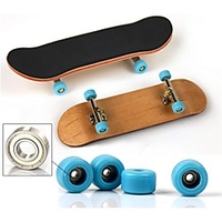 1 pcs Finger skateboards Mini fingerboards Wooden fingerboards Finger Toys Wooden Metal with Replacement Wheels and Tools Skate Kid