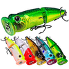 1 pcs Fishing Lures Hard Bait Popper lifelike 3D Eyes Floating Bass Trout Pike Freshwater and Saltwater / ABS miniinthebox