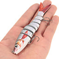 1 pcs Fishing Lures Hard Bait Sinking Bass Trout Pike Bait Casting Lure Fishing General Fishing Plastics Metalic