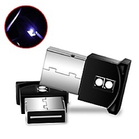 1 Pcs Mini USB LED Car Light Auto Interior Atmosphere Light Decorative Lamp Emergency Lighting PC Auto Colorful Light Car Accessory