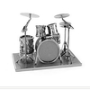 1 pcs Musical Instruments Drum Set Jazz Drum 3D Puzzle Model Building Kit Metalic Toy Gift
