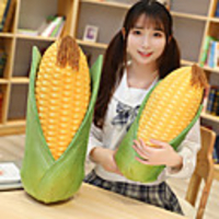 1 pcs Pillow Plush Doll Simulation Plush Toy Stuffed Animal Plush Toy Plant Corn Comfortable Realistic PP Plush Imaginative Play,  Stocking,  Great Birthday Gifts Party Favor Supplies Boys and Girls
