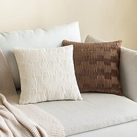 1 pcs Polyester Pillow Cover Pleated Effect Solid Colored Simple Modern Square Traditional Classic miniinthebox
