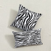 1 pcs Polyester Pillow Cover Striped Modern Square Zipper Traditional Classic miniinthebox