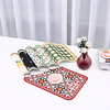 1 pcs Protector insulation Table Mat Flower PVC Home kitchendining Black Burgundy Green miniinthebox