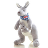 1 pcs Puppets Stuffed Animal Plush Toy Family Kangaroo Cute Fun Imaginative Play,  Stocking,  Great Birthday Gifts Party Favor Supplies Girls