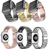 1 pcs Smart Watch Band for Apple iWatch Apple Watch Series 7 / SE / 6/5/4/3/2/1 Business Band Metal Band Stainless Steel Solid Replacement Wrist Strap 38/40/41mm 42/44/45mm / miniinthebox