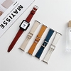 1 pcs Smart Watch Band for Apple iWatch Series 7 / SE / 6/5/4/3/2/1 Business Band Genuine Leather Business Solid Color Replacement Wrist Strap 38/40/41mm 42/44/45mm miniinthebox