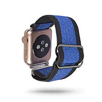 1 pcs Smart Watch Band for Apple iWatch Series 7 / SE / 6/5/4/3/2/1 Weave Bracelet Nylon Adjustable Length Stretchy Braided Color Combo Replacement Wrist Strap 38/40/41mm 42/44/45mm miniinthebox