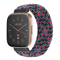 1 pcs Smart Watch Band for Fitbit Fitbit Versa 3 Weave Bracelet Nylon Elastic Braided Single Loop Color Combo Replacement Wrist Strap miniinthebox