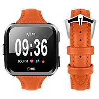 1 pcs Smart Watch Band for Fitbit Fitbit Versa Fitbit Versa Lite Fitbit Versa2 Business Band Genuine Leather Business Multi-colors Replacement Wrist Strap miniinthebox