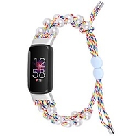 1 pcs Smart Watch Band for Fitbit Luxe Fabric Smartwatch Strap Soft Braided Weave Bracelet Replacement Wristband miniinthebox