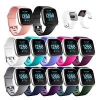 1 pcs Smart Watch Band for Fitbit Versa 2 / Versa / Versa Lite Silicone Smartwatch Strap Soft Breathable Sport Band Replacement Wristband miniinthebox