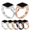 1 pcs Smart Watch Band for Fitbit Versa 2 / Versa / Versa Lite Stainless Steel Smartwatch Strap Bling Diamond Jewelry Bracelet Replacement Wristband miniinthebox