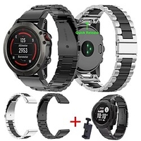 1 pcs Smart Watch Band for Garmin Approach S60 Fenix 3 HR Fenix 3 Sapphire Fenix 3 Garmin Quatix 5 Forerunner 935 quatix 5 Descent Mk1 Fenix 5x Fenix 6 Stainless Steel Smartwatch Strap Sport Band DIY miniinthebox