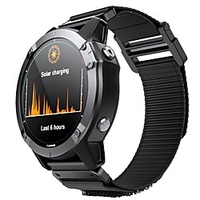 1 pcs Smart Watch Band for Garmin Fenix 5x Fenix6X Sport Band Quilted PU Leather Nylon Replacement Wrist Strap 26mm miniinthebox