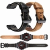 1 pcs Smart Watch Band for Garmin venu 2 Fenix 7/6/5/5 Plus Vivoactive 4 Instinct 2/2 Solar / Solar / Instinct Standard Approach S62 Genuine Leather Smartwatch Strap Luxury Quick Release Leather Loop miniinthebox