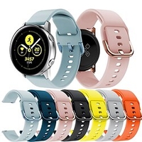 1 pcs Smart Watch Band for Samsung Galaxy Galaxy Watch 4 3 Classic / Huawei Watch / Garmin Watch Band 22mm 20mm 18mm 18mm 20mm 22mm Silicone Smartwatch Strap Soft Elastic Breathable Sport Band miniinthebox