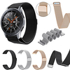 1 pcs Smart Watch Band for Samsung Galaxy Galaxy Watch 4 3 Classic / Huawei Watch / Garmin Watch Band 22mm 20mm 18mm Business Band Metal Band Stainless Steel Business Adjustable Magenitic Solid Color miniinthebox