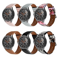1 pcs Smart Watch Band for Samsung Galaxy Galaxy Watch 4 40mm Galaxy Watch 4 44mm Business Band Genuine Leather Replacement Wrist Strap 20mm miniinthebox