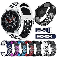 1 pcs Smart Watch Band for Samsung Galaxy Gear S3 Classic Watch 3 45mm,  Watch 46mm Gear S3 Frontier,  Gear S3 Classic 22mm Soft Silicone Smartwatch Strap Adjustable Breathable Shockproof Sport Band miniinthebox