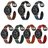 1 pcs Smart Watch Band for Samsung Galaxy Gear S3 Frontier Gear S3 Classic Watch 46mm Watch 3 41mm Watch 3 45mm 20mm 22mm Genuine Leather Smartwatch Strap Luxury Adjustable Classic Clasp Leather Loop miniinthebox