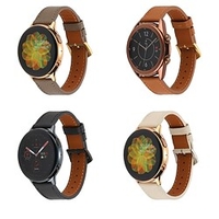 1 pcs Smart Watch Band for Samsung Galaxy Gear S3 Frontier Gear S3 Classic Watch 46mm Watch 3 41mm Watch 3 45mm 20mm 22mm PU Leather Smartwatch Strap Adjustable Classic Clasp Solo Loop Leather Loop miniinthebox