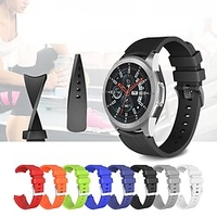 1 pcs Smart Watch Band for Samsung Galaxy Watch 3 Galaxy Watch Gear S3 Frontier Classic 45mm 46mm,  22mm Watch Band Silicone Smartwatch Strap Soft Elastic Breathable Sport Band Replacement Wristband miniinthebox