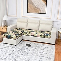 1 Pcs Stretch Sofa Seat Cushion Cover Slipcover Elastic Couch Armchair Loveseat 4 or 3 Seater Floral Printed Soft Durable Washable miniinthebox