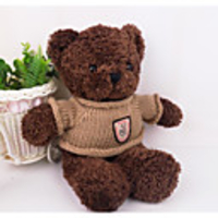 1 pcs Stuffed Animal Plush Toys Plush Dolls Stuffed Animal Plush Toy Bear Teddy Bear Animals Cute Cotton / Polyester Imaginative Play,  Stocking,  Great Birthday Gifts Party Favor Supplies All Kids