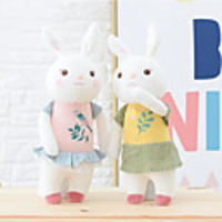 1 pcs Stuffed Animal Plush Toys Plush Dolls Stuffed Animal Plush Toy Rabbit Animals Cute Nonwoven Cotton Imaginative Play,  Stocking,  Great Birthday Gifts Party Favor Supplies All Kids Toddler