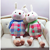 1 pcs Stuffed Animal Plush Toys Plush Dolls Stuffed Animal Plush Toy Rabbit Animals Cute Nonwoven Cotton Imaginative Play,  Stocking,  Great Birthday Gifts Party Favor Supplies All Kids Toddler