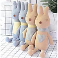 1 pcs Stuffed Animal Plush Toys Plush Dolls Stuffed Animal Plush Toy Rabbit Animals Cute Nonwoven Cotton Imaginative Play,  Stocking,  Great Birthday Gifts Party Favor Supplies All Kids Toddler