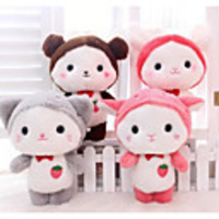 1 pcs Stuffed Animal Plush Toys Plush Dolls Stuffed Animal Plush Toy Rabbit Cat Bear Animals Cute Goose Feather Imaginative Play,  Stocking,  Great Birthday Gifts Party Favor Supplies All Kids Teenager