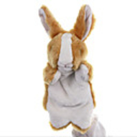 1 pcs Stuffed Animal Plush Toys Plush Dolls Stuffed Animal Plush Toy Rabbit Lovely Parent-Child Interaction Funny Cotton / Polyester Imaginative Play,  Stocking,  Great Birthday Gifts Party Favor